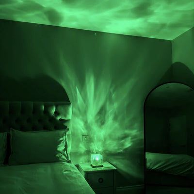 Lampe Relaxante LumaZen – Lumière d’Ambiance Apaisante, Effet Vagues et Couleurs pour Sommeil et Sérénité