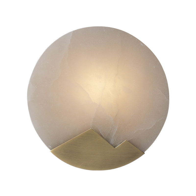 Applique Murale LED Nordic Minimalist - Lampe en Marmor et Laiton avec Dimmer