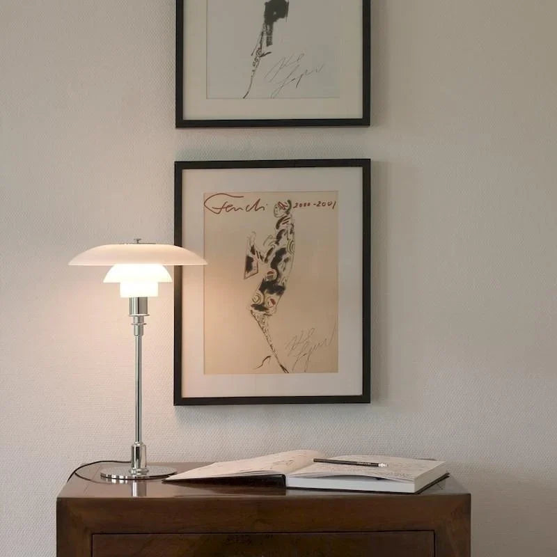 Lampe de Table Disc Multilayer Metal – Élégance Moderne et Ambiance Apaisante