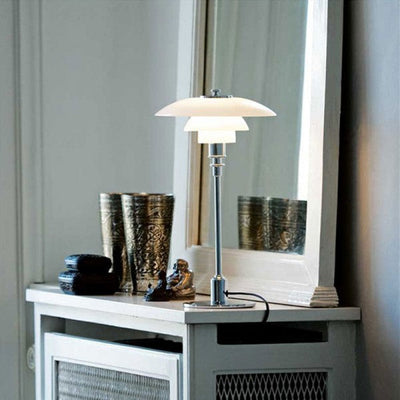 Lampe de Table Disc Multilayer Metal – Élégance Moderne et Ambiance Apaisante