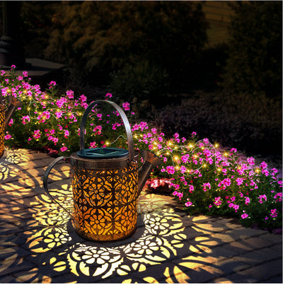Lampe Solaire Jardin - Douche d'Étoiles avec Lumière LED Décorative et Écologique