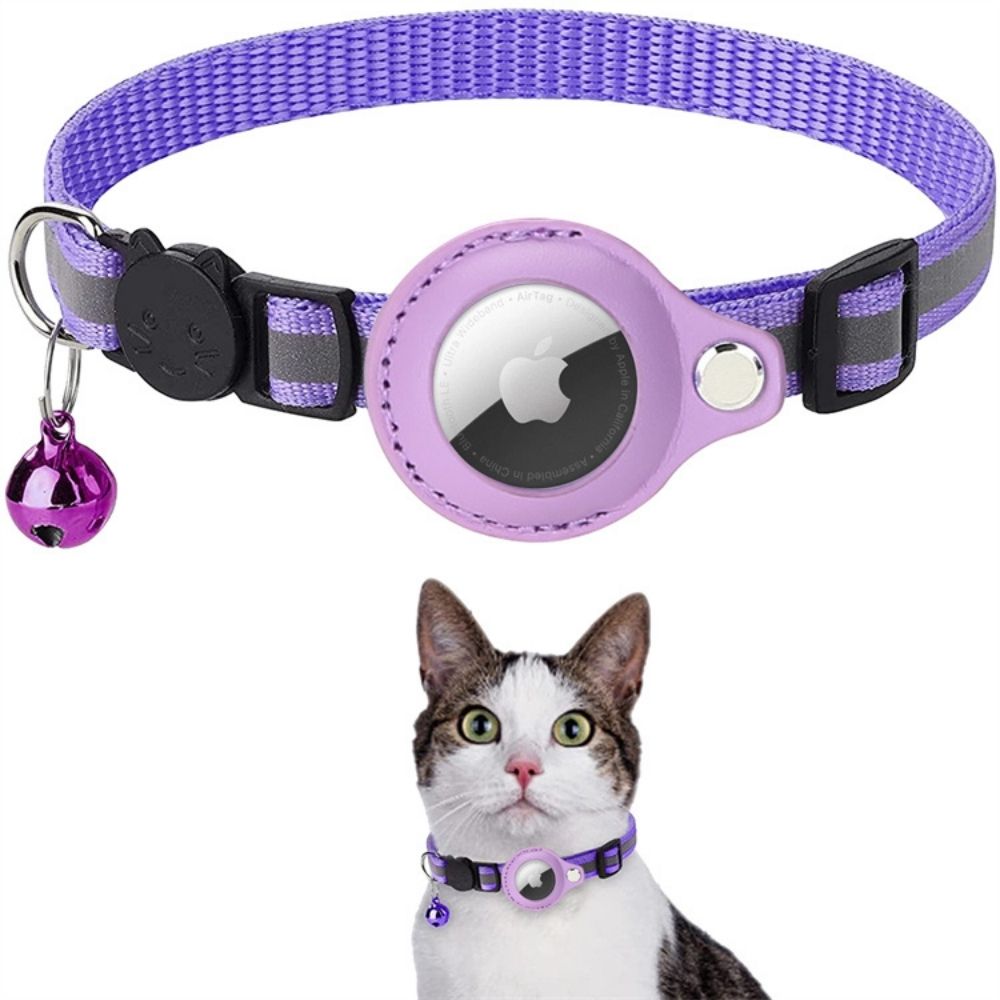 Collier GPS Réfléchissant pour Chat – Sécurité Nocturne avec Fermeture Sécurisée