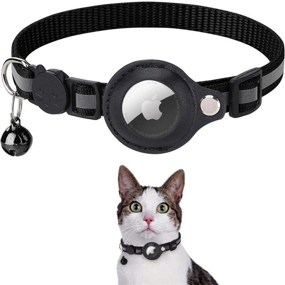 Collier GPS Réfléchissant pour Chat – Sécurité Nocturne avec Fermeture Sécurisée