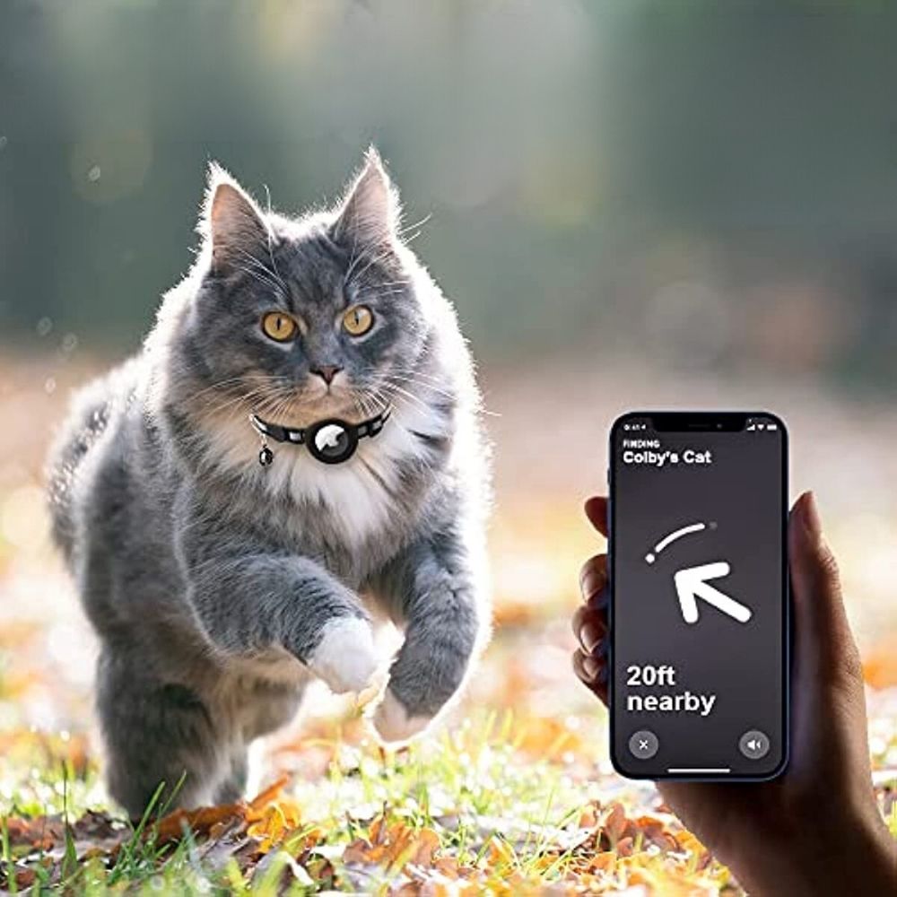 Collier GPS Réfléchissant pour Chat – Sécurité Nocturne avec Fermeture Sécurisée