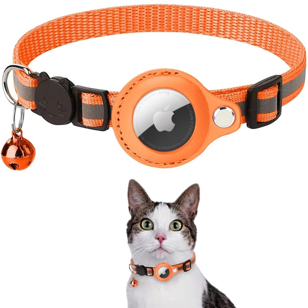 Collier GPS Réfléchissant pour Chat – Sécurité Nocturne avec Fermeture Sécurisée