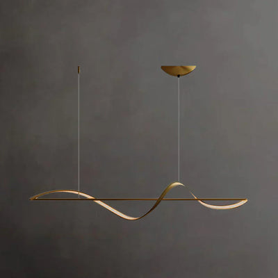Suspension Whisper Linear - Lampe Moderne en Métal et Acrylique avec LED Intégrée