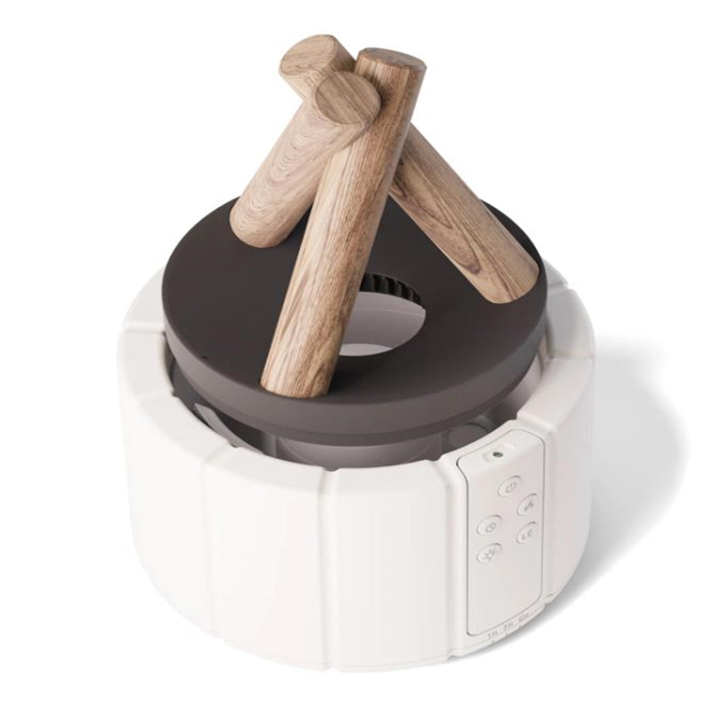 Lampe de Table Multifonctionnelle avec Humidificateur et Diffuseur d'Aromathérapie – Effet Flamme