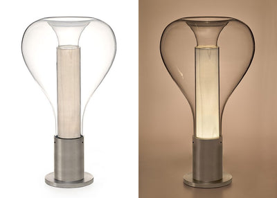 Lampe de Table Art Lava en Verre – Éclairage LED Dynamique et Apaisant