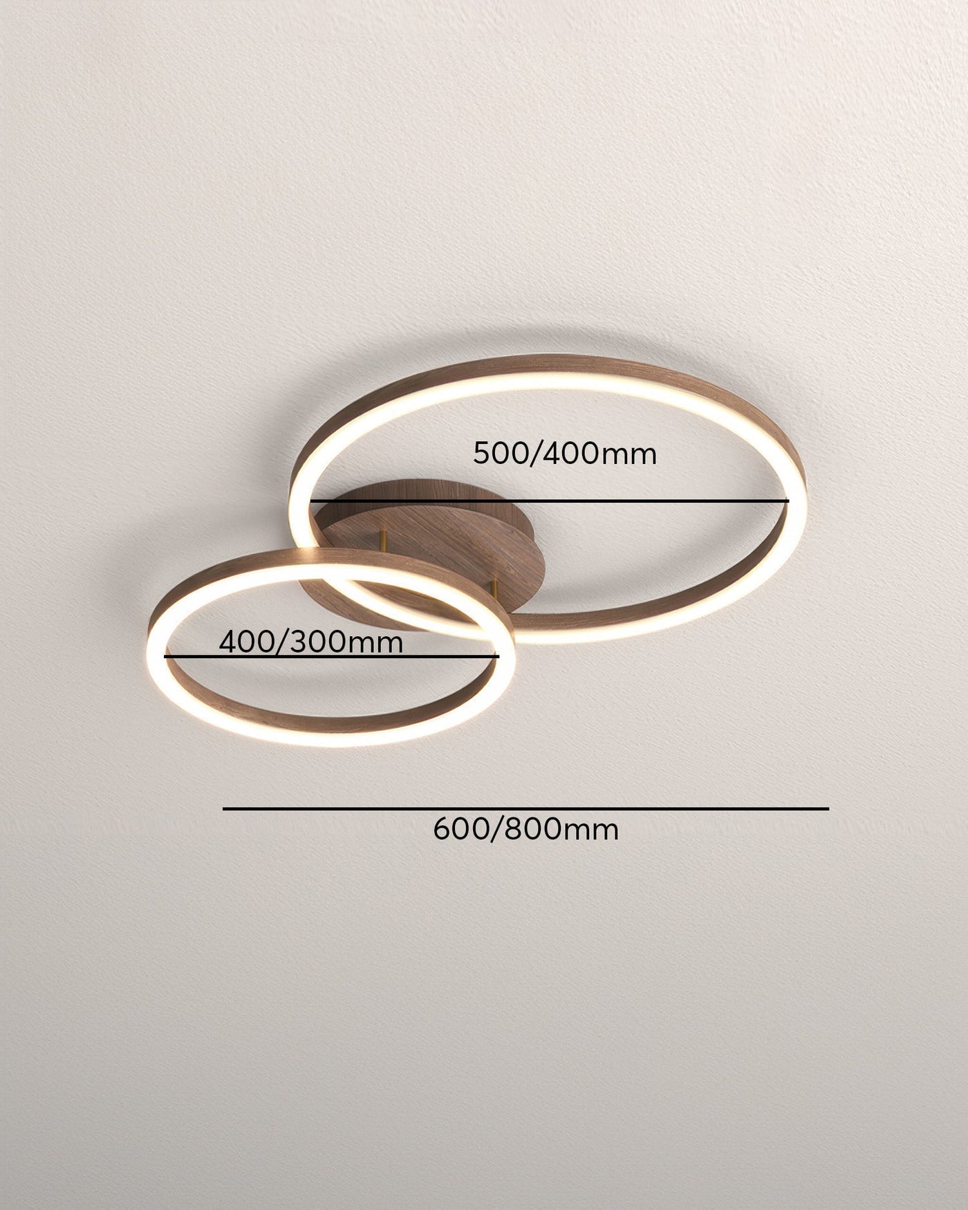 Plafonnier Éléphant en Anneau LED - Luminaire Moderne Design Géométrique avec Éclairage Économe en Énergie
