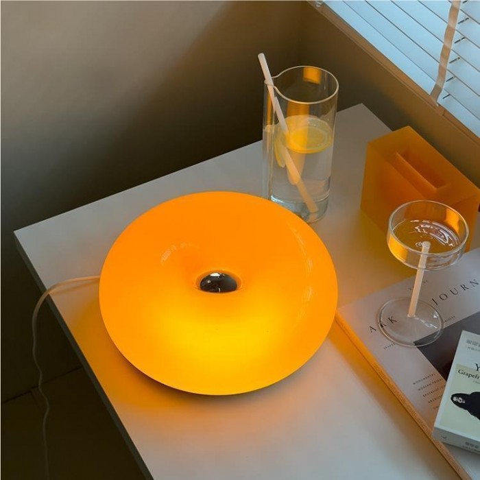 Lampe Donut Bauhaus - Lampe de Bureau et Décoration Murale LED Dimmable