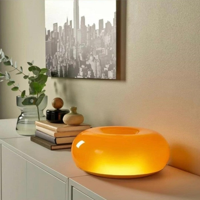 Lampe Donut Bauhaus - Lampe de Bureau et Décoration Murale LED Dimmable