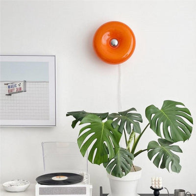 Lampe Donut Bauhaus - Lampe de Bureau et Décoration Murale LED Dimmable