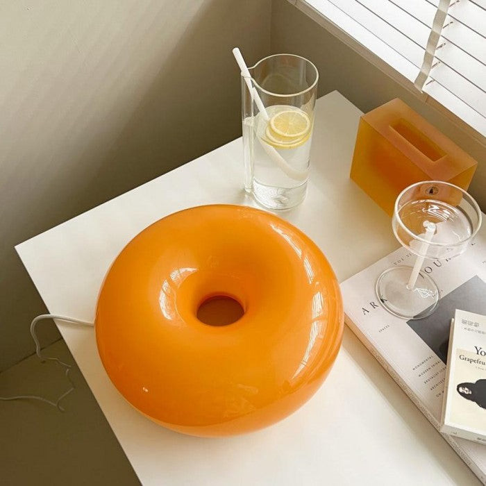 Lampe Donut Bauhaus - Lampe de Bureau et Décoration Murale LED Dimmable