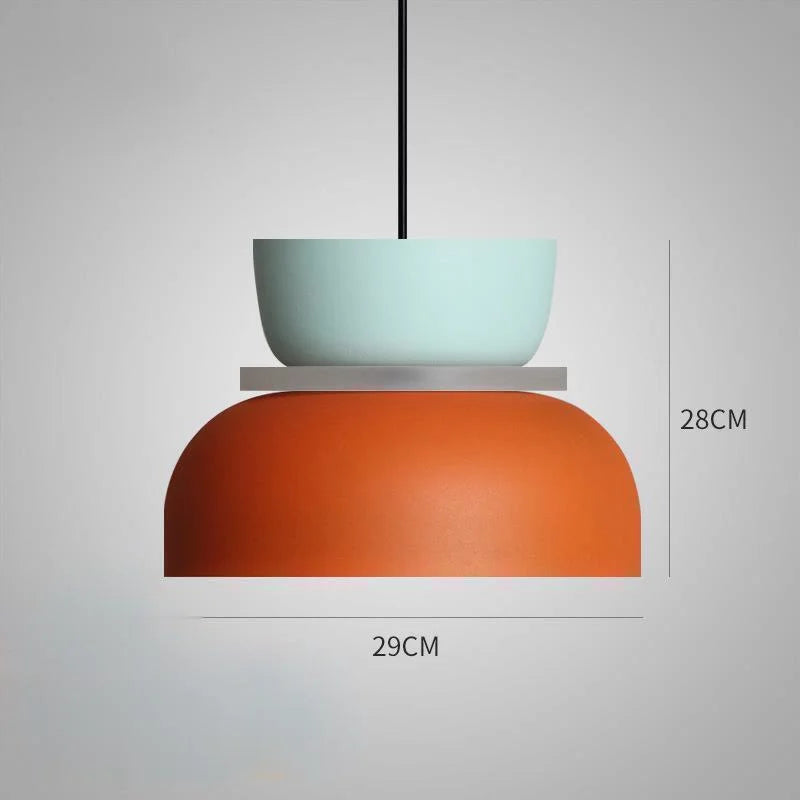 MacaronLight - Lampe Suspension Moderne Style Macaron Scandinave