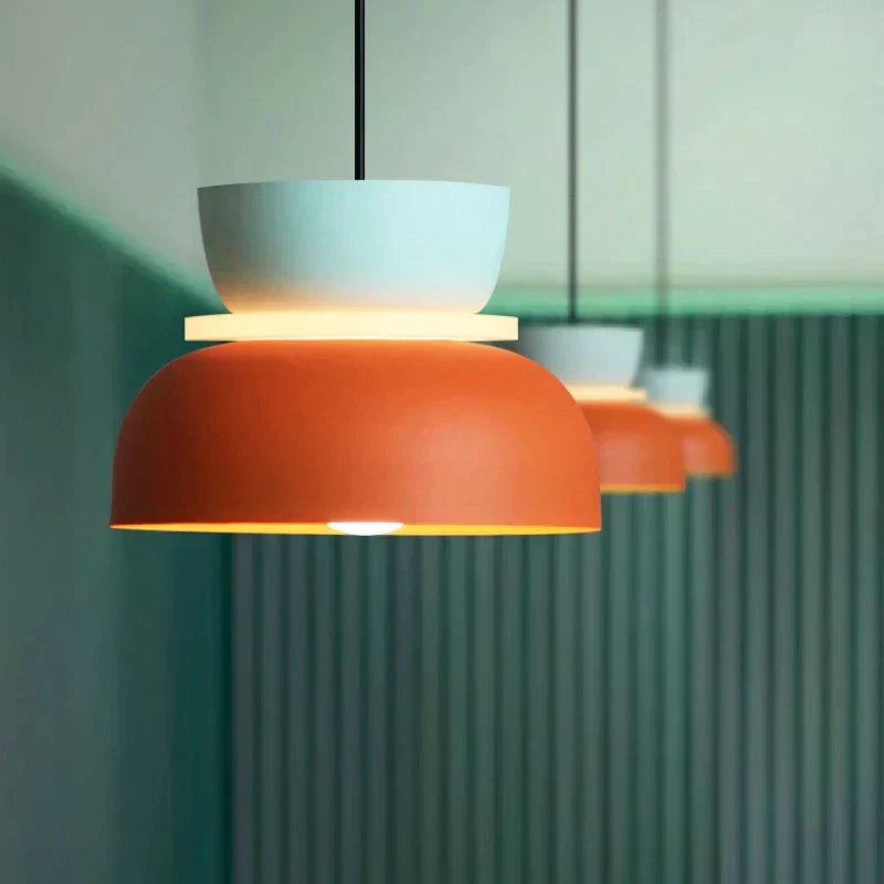 MacaronLight - Lampe Suspension Moderne Style Macaron Scandinave