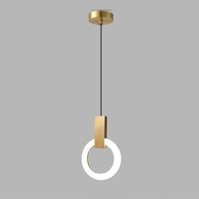 Suspension LED Nordic Ring - Lampe Moderne en Acrylique pour Salle à Manger et Salon