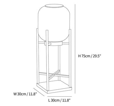 Lampe Solarium Extérieure en Acier Inoxydable et Verre – Éclairage LED Automatique IP65